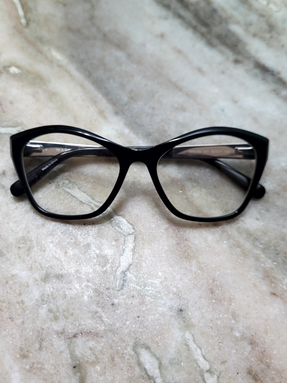 Guess by Marciano Black Cat-Eye Fashion Glasses